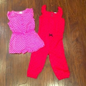 Two Rompers From Carter’s